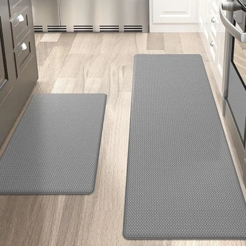 DEXI Kitchen Floor Mats Cushioned anti Fatigue,17X59, Standing Runner Rug Waterproof, Comfort Memory Foam Padded for Front Sink Laundry Soft Thick Rugs Soft Washable Rugs Stain Resistant Rug